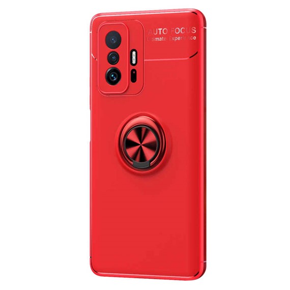 CaseUp Xiaomi Mi 11T Pro Kılıf Finger Ring Holder Kırmızı 2